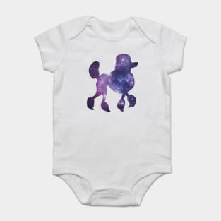 galaxy poodle Baby Bodysuit